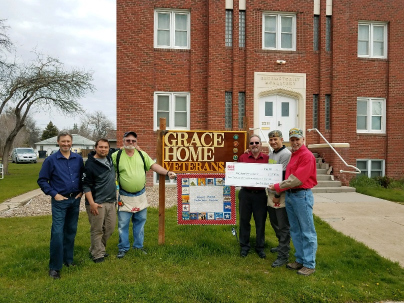 Check to Grace Home Veterans Center